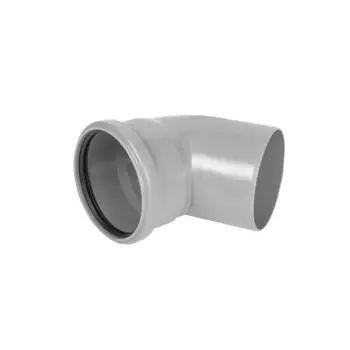 Отвод канализационный Политрон 110/45° полипропилен