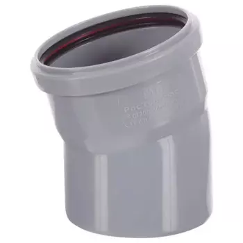 Отвод 110 мм 15° полипропилен