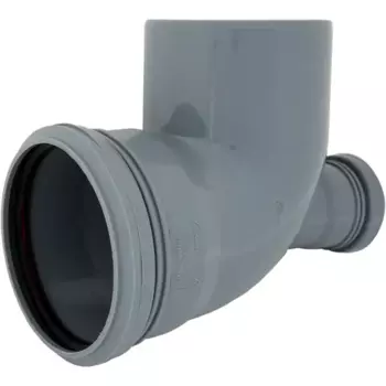 Отвод 110 мм 87°с фронтальным выходом 50 мм
