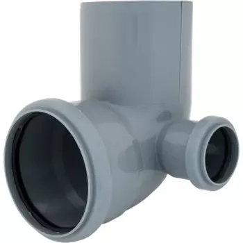 Отвод 110 мм 87°с левым выходом 50 мм