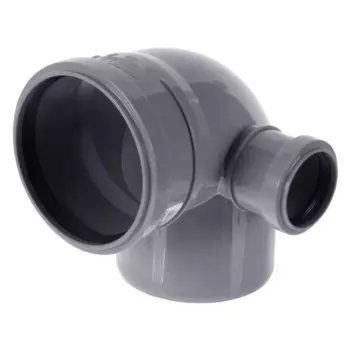 Отвод 110 мм 87°с правым выходом 50 мм