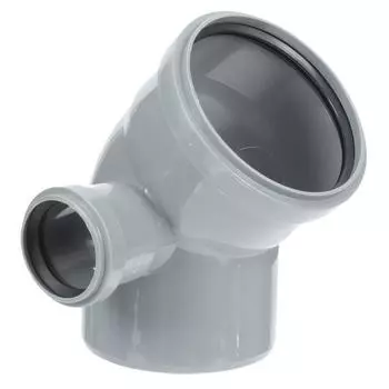 Отвод 110x45град выход 50 левый