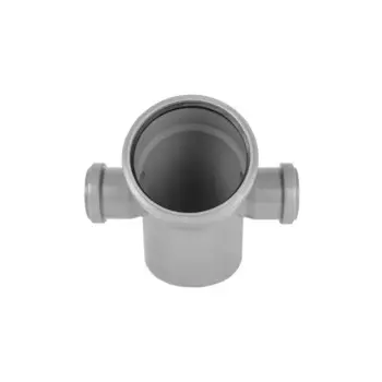 Отвод 110x45° 2 выхода 50 лев/прав полипропилен