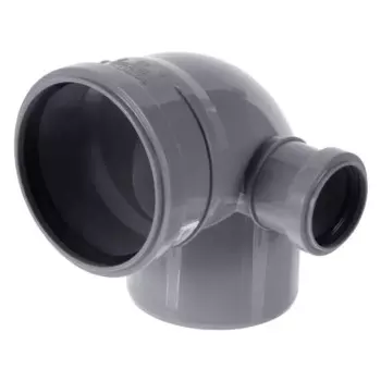 Отвод 110x87° выход 50 правый полипропилен