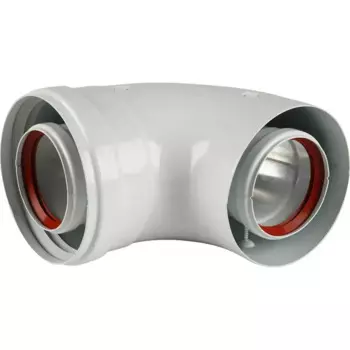 Отвод для котла Baxi KHG 60/100 мм 90°