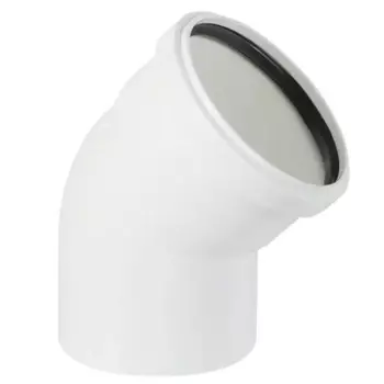 Отвод Equation с шумопоглощением 110 мм 45° полипропилен