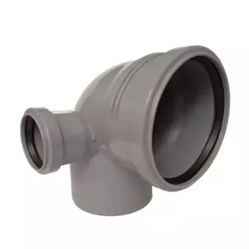Отвод канализационный Дигор 110x87° выход 50 левый полипропилен
