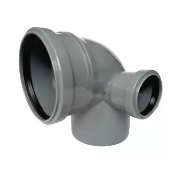 Отвод канализационный Дигор 110x87° выход 50 правый полипропилен