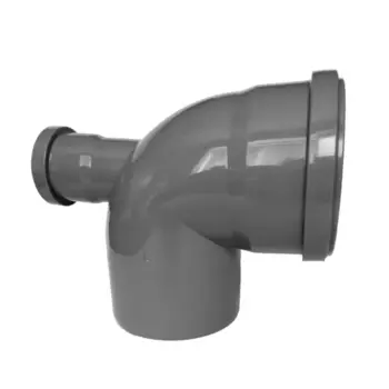 Отвод канализационный Дигор 110x87° выход 50 тыл полипропилен