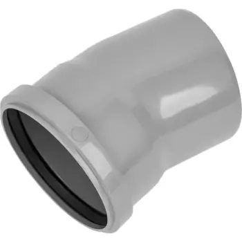 Отвод канализационный Мультимирпласт 110/15° мм полипропилен