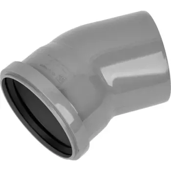 Отвод канализационный Мультимирпласт 110/30° мм полипропилен