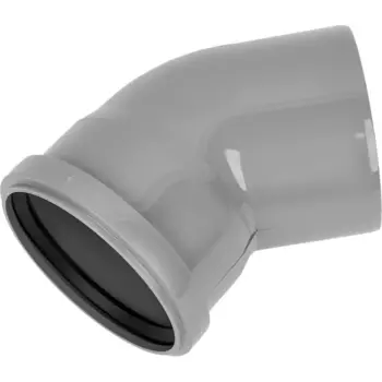 Отвод канализационный Мультимирпласт 110/45° мм полипропилен