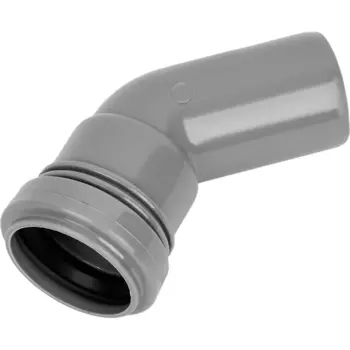 Отвод канализационный Мультимирпласт 32/45° мм полипропилен