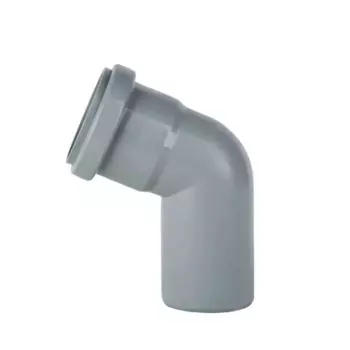 Отвод канализационный Мультимирпласт 50/67° мм полипропилен