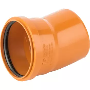 Отвод наружный 15 град 110 мм