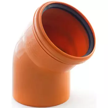 Отвод наружный 30 градусов 110 мм