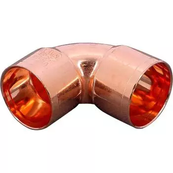 Отвод пайка 90° Viega двухраструбный, 28 мм, медь 100711