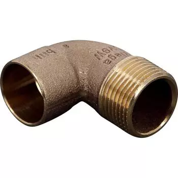 Отвод пайка 90° Viega наружная резьба 28 ммx1" медь 149970