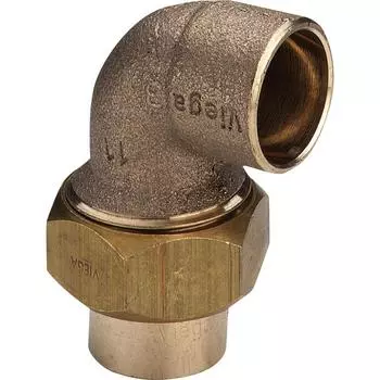 Отвод пайка разъёмный, 28x28 мм, медь 146368