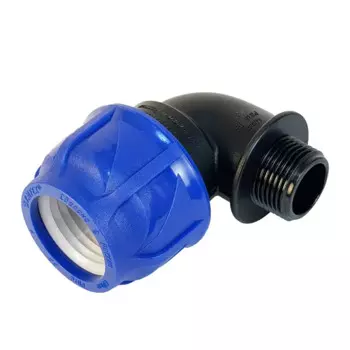 Отвод 90° Valfex 1"x40 мм НР полипропилен 1210012440100