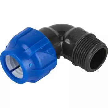 Отвод 90° Valfex 3/4"x20 мм НР полипропилен