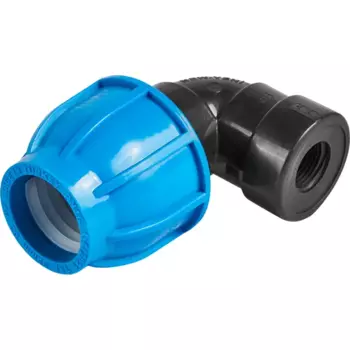 Отвод 90° Политэк 1/2"x32 мм ВР полипропилен