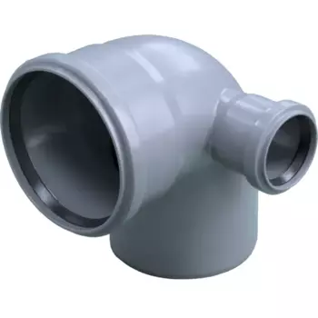 Отвод правый 110x50 мм 90°