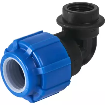 Отвод 90° Политэк 1/2"x25 мм ВР полипропилен