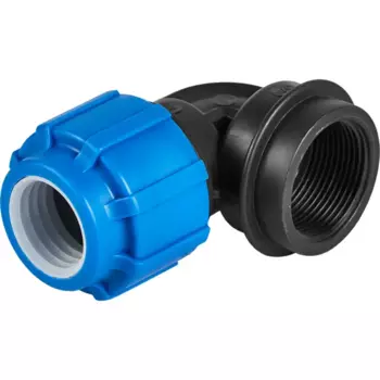 Отвод 90° Политэк 1 1/4"x32 мм ВР полипропилен