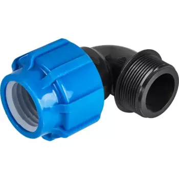 Отвод 90° Политэк 1 1/2"x40 мм НР полипропилен
