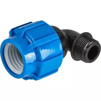 Отвод 90° Политэк 1"x40 мм НР полипропилен