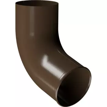 Отвод трубы Dacha Stal 90 мм коричневый