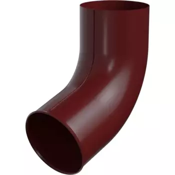 Отвод трубы Dacha Stal 90 мм красный