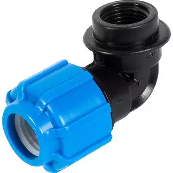 Отвод 90° ТПК-Аква 1/2"x20 мм ВР полипропилен