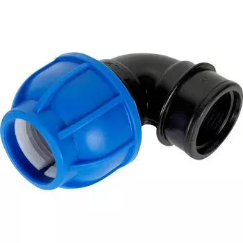 Отвод внутренняя резьба 1"х32 мм полиэтилен