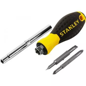 Отвёртка со сменными битами Stanley 6 предметов