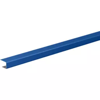 П-планка для профнастила С8 15x10 мм 2 м 0.4 мм RAL 5005 Синий