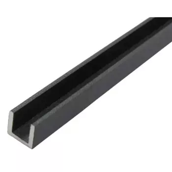 Профиль П-образный алюминий окрашенный 20x20x1.5x2000 мм черный