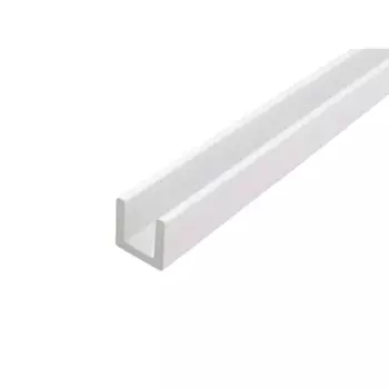 Профиль П-образный алюминий окрашенный 20x20x1.5x2000 мм белый