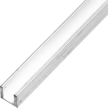 Профиль П-образный алюминий 6x6x1x2000 мм серый