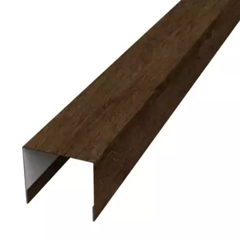П-профиль под откос темный дуб 3000x25x12 мм