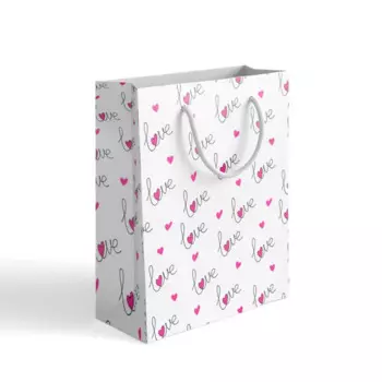 Пакет подарочный «Love» 30x40 см цвет разноцветный