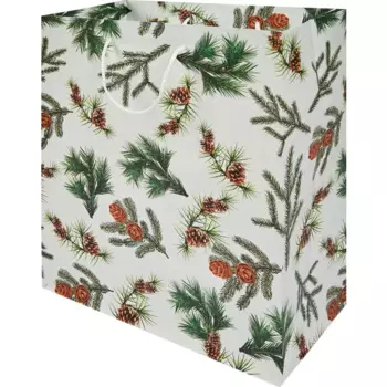 Пакет подарочный «Ветки» 32.4x26 см цвет разноцветный