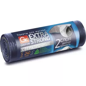 Пакеты двухслойные 240 л 5 шт.