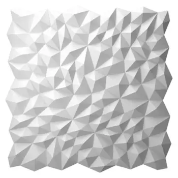 Панель 3D пластиковая Bello-Deco СП 15 500x500 мм 0.25 м белый