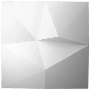 Панель 3D пластиковая Bello-Deco СП 16 500x500 мм 0.25 м белый