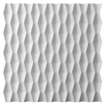 Панель3D пластиковая Bello-Deco СП 17 500x500 мм 0.25 м белый