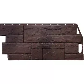 Панель фасадная Fineber камень природный 1.087 м коричневая 0.41 м 10 шт.