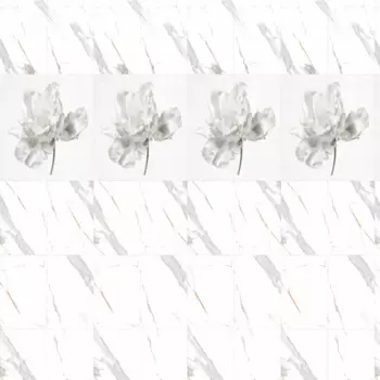 Панель ПВХ Дакота декоративная бело-серый 2700x375x8 мм (2 шт.)