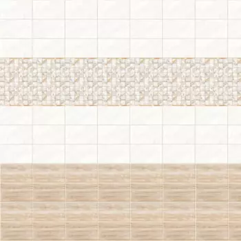 Панель ПВХ Марио коричнево-бежевый 2700x375x8 мм